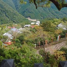 熊野那智大社から見下ろす風景